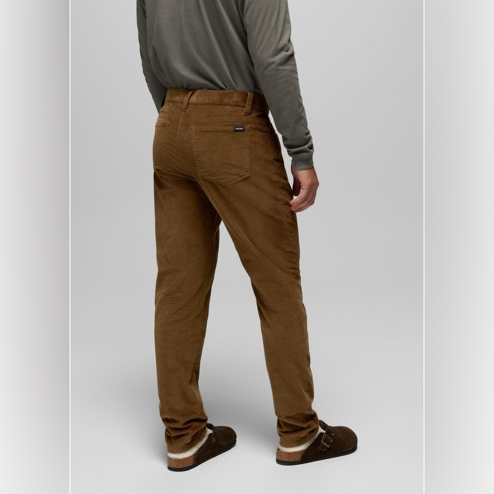 Men's Prana Camfire Cords Brown Corduroy Pants Sz 33/34
